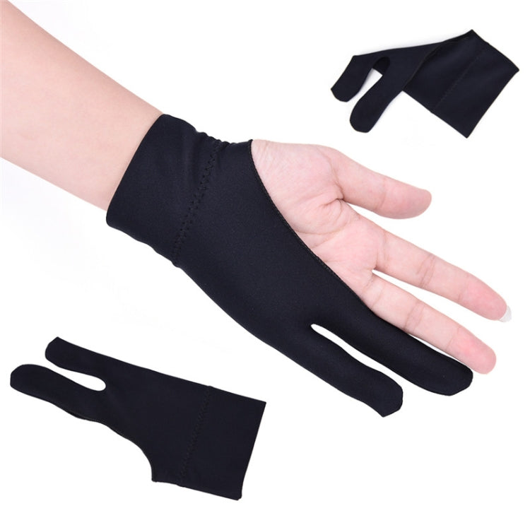 2 Finger Anti-fouling Drawing Glove for Graphics Drawing Tablet, Both for Right and Left Hand(For men) - Others by PMC TechLife | Online Shopping South Africa | PMC TechLife | Buy Now Pay Later Mobicred