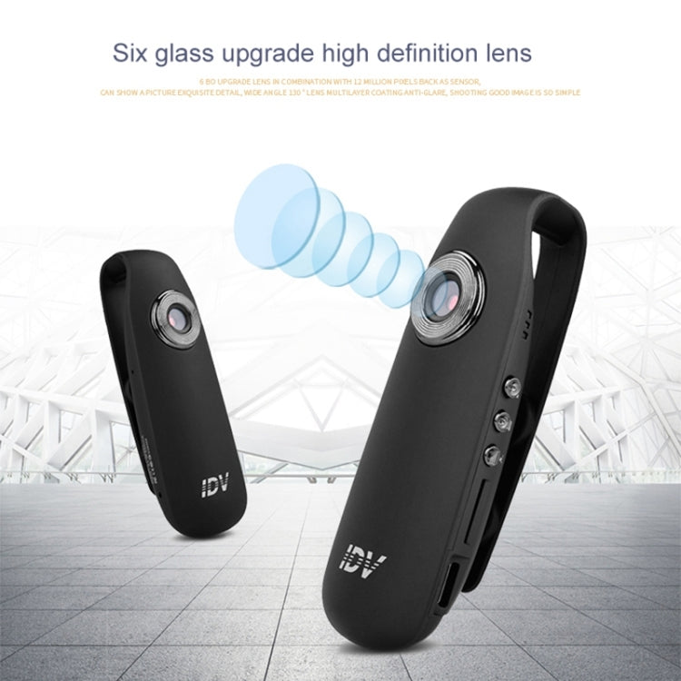 IDV 007 HD 1080P Clip Design Law Enforcement Recorder Portable Mini Monitoring Recorder, Support Motion Detection & TF Card (Max 128GB) - Recording Pen by PMC Jewellery | Online Shopping South Africa | PMC Jewellery | Buy Now Pay Later Mobicred