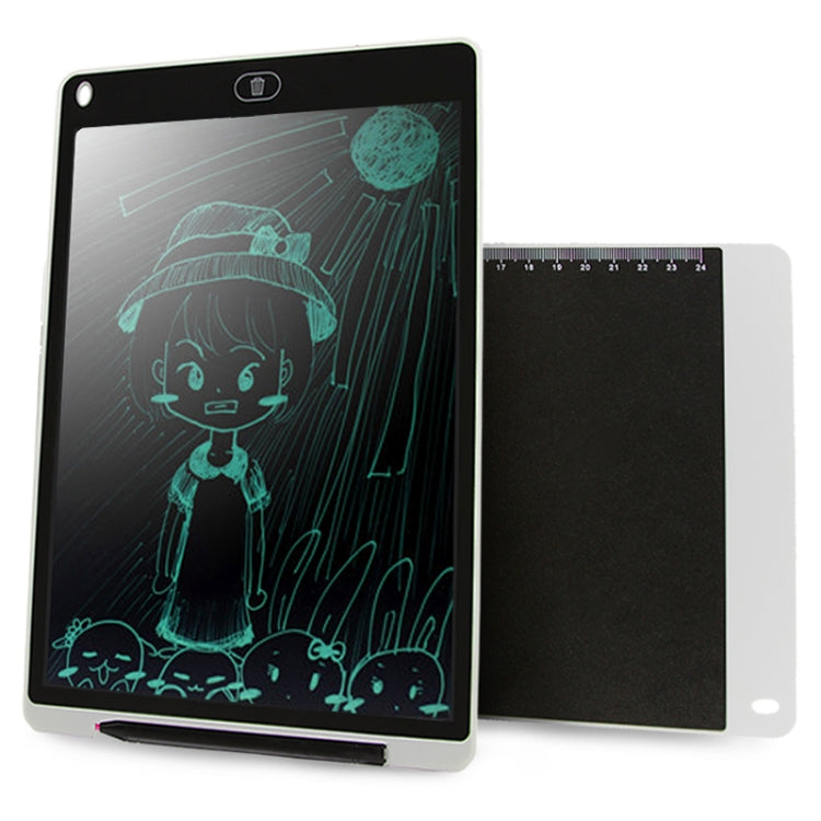 Portable 12 inch LCD Writing Tablet Drawing Graffiti Electronic Handwriting Pad Message Graphics Board Draft Paper with Writing Pen(White) -  by PMC Jewellery | Online Shopping South Africa | PMC Jewellery