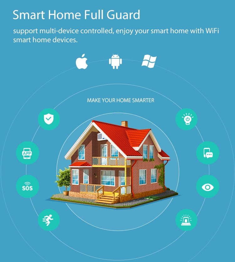 NEO NAS-SC01W Wireless WiFi EU Smart Light Control Switch 1Gang - free shipping - PMC Jewellery - Order now!