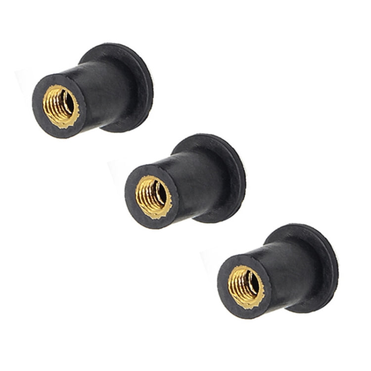 20 in 1 M4 Universal Motorcycle Windshield Brass Nuts - Replacement Parts by PMC TechLife | Online Shopping South Africa | PMC TechLife | Buy Now Pay Later Mobicred