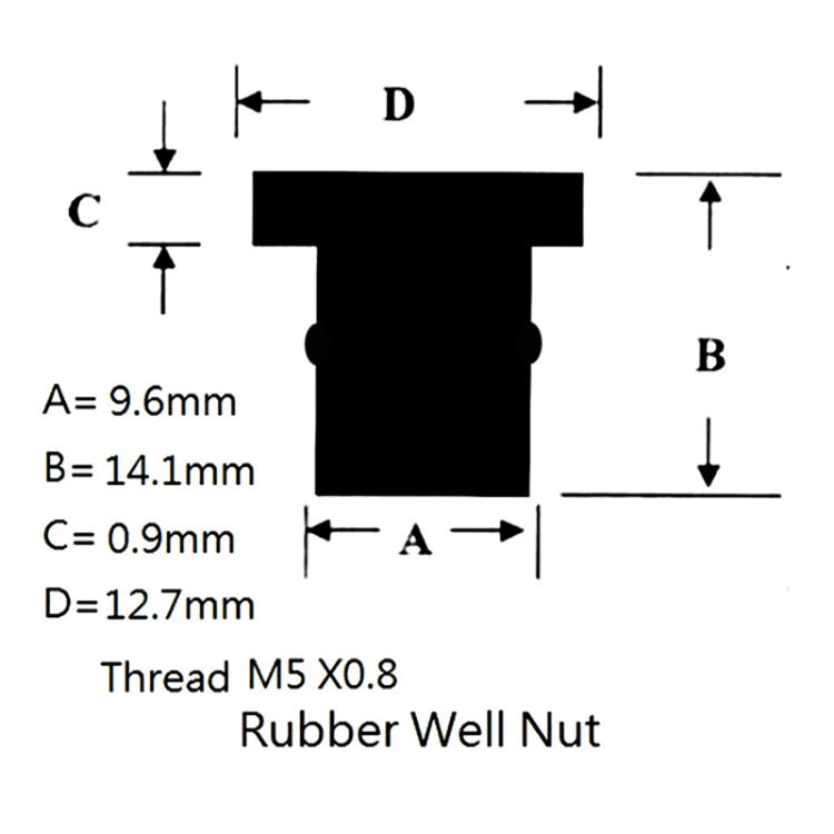 20pcs / 1 Set M5 Universal Motorcycle Windshield Brass Nuts - Replacement Parts by PMC TechLife | Online Shopping South Africa | PMC TechLife | Buy Now Pay Later Mobicred