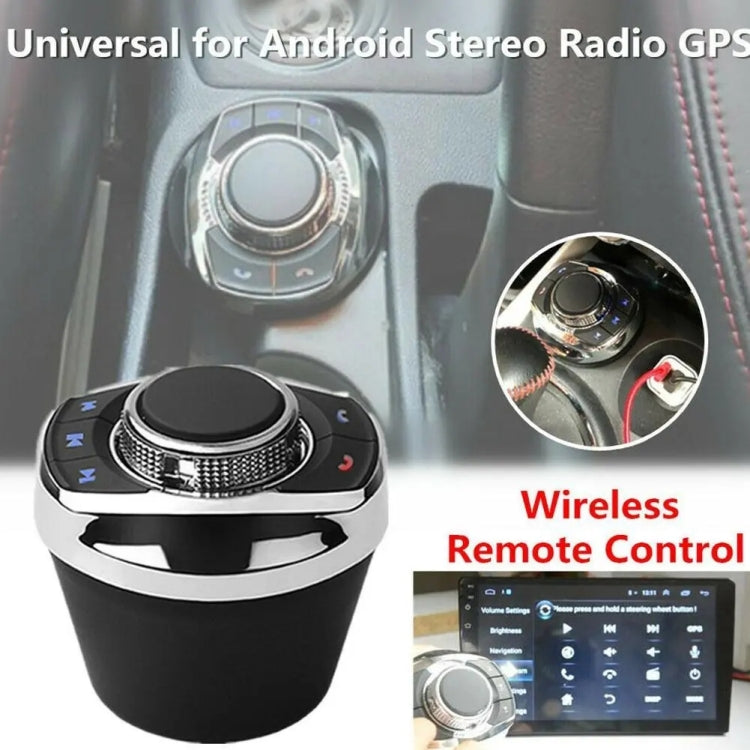 Multifunctional Car Cup Holder Wireless Knob Button Steering Wheel Button Remote Control without Light - Bluetooth Car Kits by PMC Jewellery | Online Shopping South Africa | PMC Jewellery | Buy Now Pay Later Mobicred