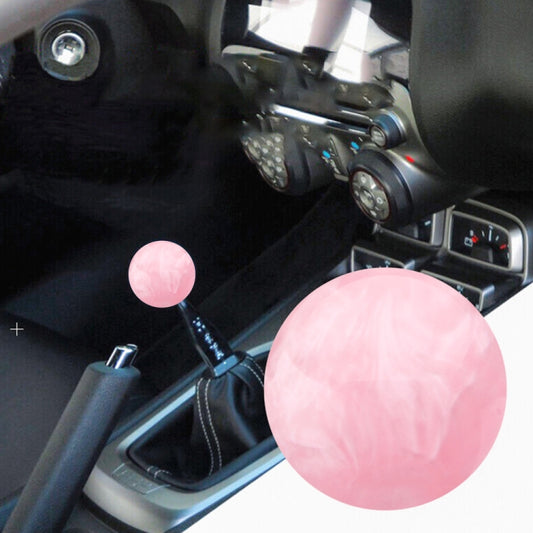 Car Modified Marble Star Gear Head Shifter Cover with Adapter (Pink) - Shift Knob by PMC Jewellery | Online Shopping South Africa | PMC Jewellery | Buy Now Pay Later Mobicred