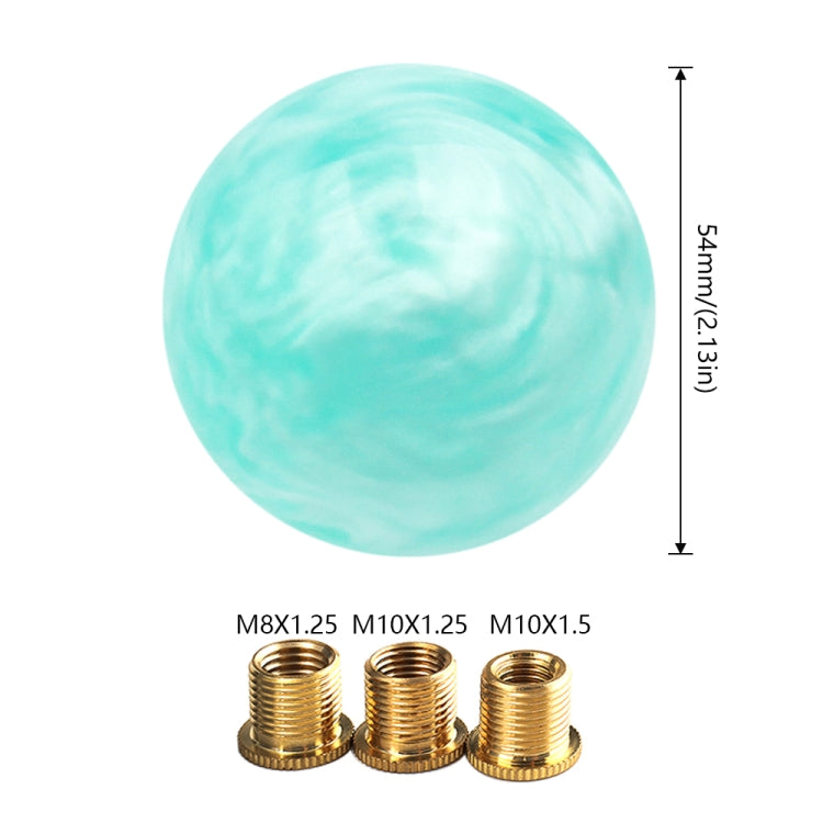 Car Modified Marble Star Gear Head Shifter Cover with Adapter (Light Green) - Shift Knob by PMC TechLife | Online Shopping South Africa | PMC TechLife | Buy Now Pay Later Mobicred