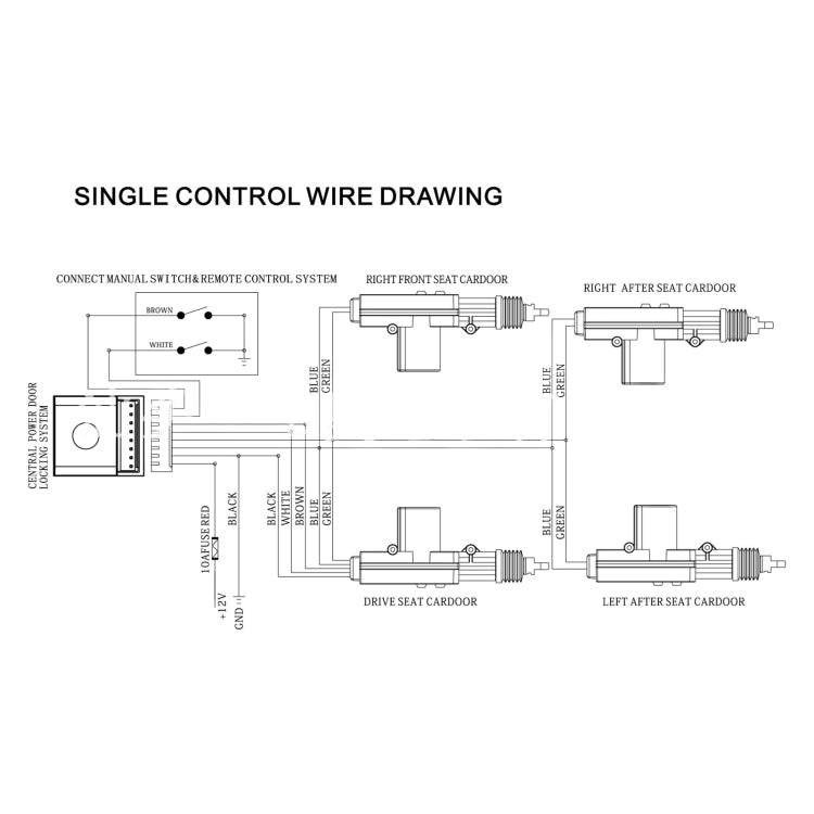 Car 12V Central Locking Host Box - Remote Control by PMC TechLife | Online Shopping South Africa | PMC TechLife