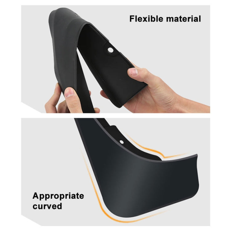 For Mitsubishi Eclipse Cross 2018-2020 4pcs/Set Car Auto Soft Plastic Splash Flaps Fender Guard - Mudguards by PMC TechLife | Online Shopping South Africa | PMC TechLife | Buy Now Pay Later Mobicred