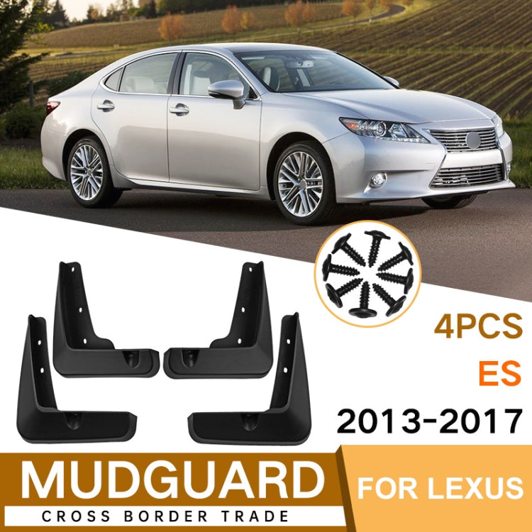 For Lexus ES 2013-2017 4pcs/Set Car Auto Soft Plastic Splash Flaps Fender Guard - free shipping - PMC TechLife - Order now!
