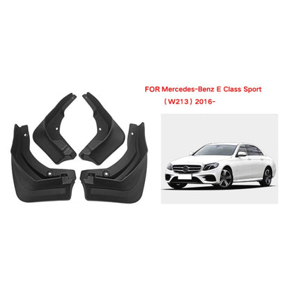 For Mercedes-Benz E-class Sport 2016 4pcs/Set Car Auto Soft Plastic Splash Flaps Fender Guard - Mudguards by PMC Jewellery | Online Shopping South Africa | PMC Jewellery | Buy Now Pay Later Mobicred