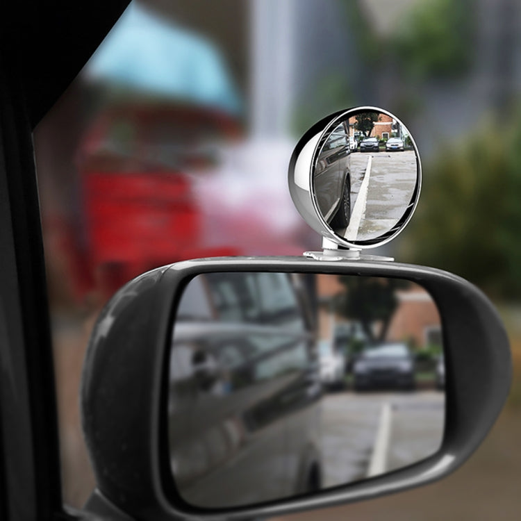 3R-043 Auxiliary Rear View Mirror Car Adjustable Blind Spot Mirror Wide Angle Auxiliary  Side Mirror, Diameter: 60mm (Black) - Interior Mirrors by 3R | Online Shopping South Africa | PMC Jewellery