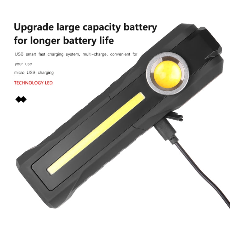 1902A Folding Magnet Car Inspection Light Work Maintenance Lamp Emergency COB LED USB Charging Lamp - free shipping - PMC TechLife - Order now!