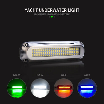 Ship / Yacht 10-30V 120LEDs Waterproof Stainless Steel Underwater Light (Green Light) - Marine Accessories & Parts by PMC Jewellery | Online Shopping South Africa | PMC Jewellery | Buy Now Pay Later Mobicred