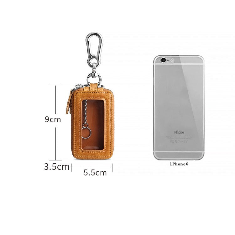 TP-9009 Double-deck Multi-function Car Key Bag(Coffee) - Car Key Cases by PMC TechLife | Online Shopping South Africa | PMC TechLife | Buy Now Pay Later Mobicred