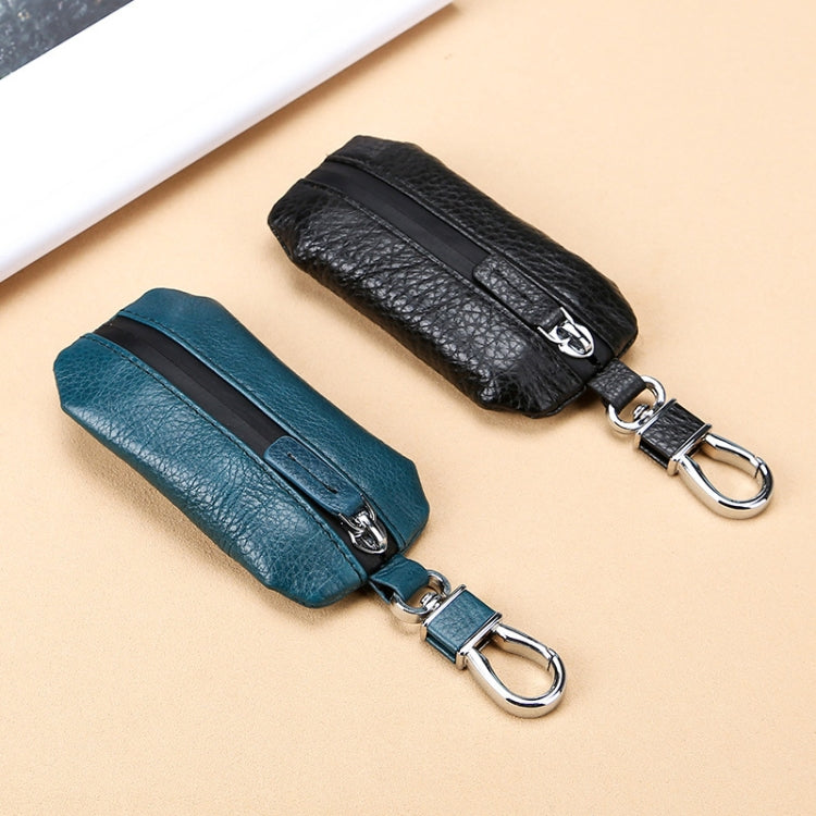 TP-9016 Litchi Texture Waterproof Zipper Car Key Bag (Green) - Car Key Cases by PMC TechLife | Online Shopping South Africa | PMC TechLife