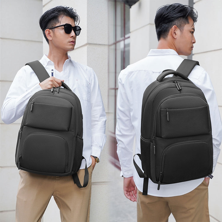 cxs-615 Multifunctional Oxford Laptop Bag Backpack (Light Grey) - Backpack by PMC Jewellery | Online Shopping South Africa | PMC Jewellery | Buy Now Pay Later Mobicred