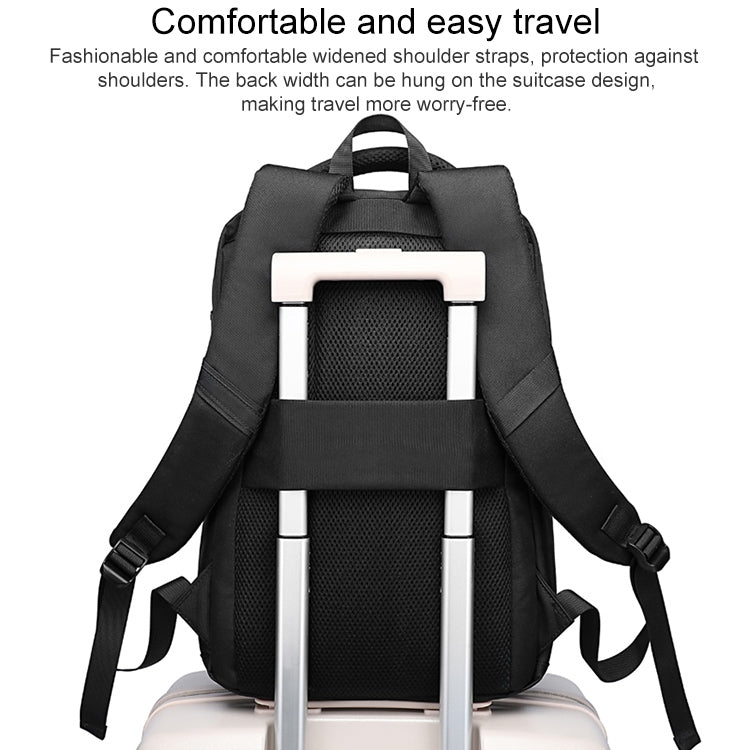 cxs-619 Multifunctional Oxford Laptop Bag Backpack (Light Grey) - free shipping - PMC Jewellery - Order now!