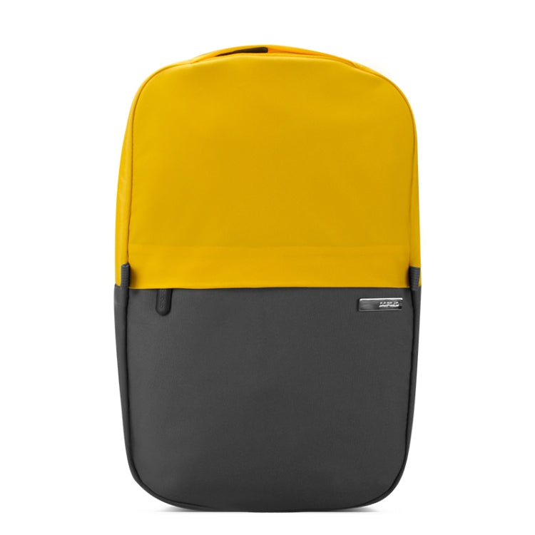 POFOKO XY Series 13.3 inch Fashion Color Matching Multi-functional Backpack Computer Bag, Size: S (Yellow) - Backpack by POFOKO | Online Shopping South Africa | PMC Jewellery | Buy Now Pay Later Mobicred