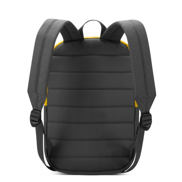 POFOKO XY Series 13.3 inch Fashion Color Matching Multi-functional Backpack Computer Bag, Size: S (Yellow) - Backpack by POFOKO | Online Shopping South Africa | PMC Jewellery | Buy Now Pay Later Mobicred