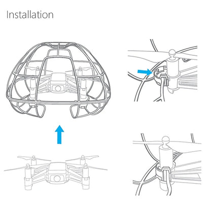 PGYTECH Spherical Protective Cover Cage for DJI TELLO - Protective Covers by PGYTECH | Online Shopping South Africa | PMC Jewellery | Buy Now Pay Later Mobicred