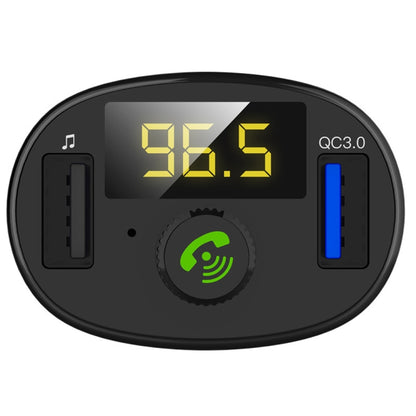 BT23 Wireless Car FM Transmitter QC 3.0 Quick Charge, Support USBx2 / Hands-free Calling(Black) - Bluetooth Car Kits by PMC Jewellery | Online Shopping South Africa | PMC Jewellery | Buy Now Pay Later Mobicred