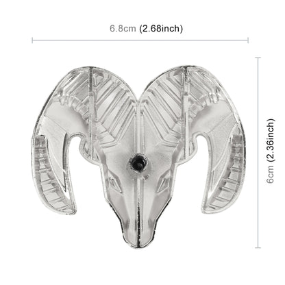 Bull Pattern Car Metal Body Decorative Sticker, Size : L (Silver) - Decorative Sticker by PMC Jewellery | Online Shopping South Africa | PMC Jewellery