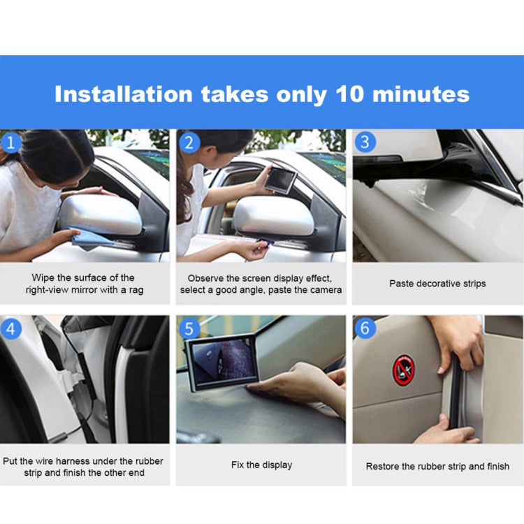 Car Waterproof HD Night Version Right View Camera - Rear View Cameras by PMC TechLife | Online Shopping South Africa | PMC TechLife | Buy Now Pay Later Mobicred