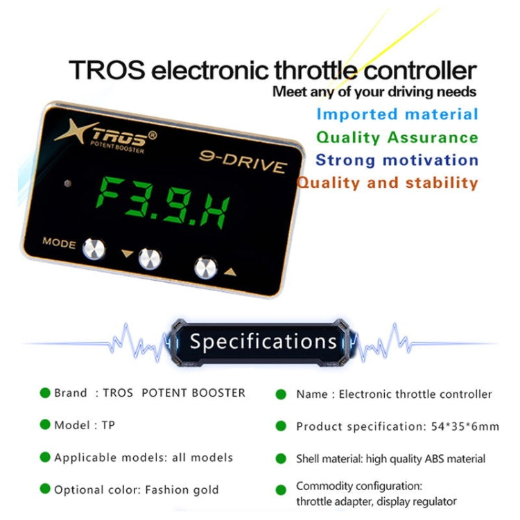 TROS TP 9-Drive Electronic Throttle Controller for Honda CRV 2007-2011 - Car Modification by TROS | Online Shopping South Africa | PMC Jewellery | Buy Now Pay Later Mobicred