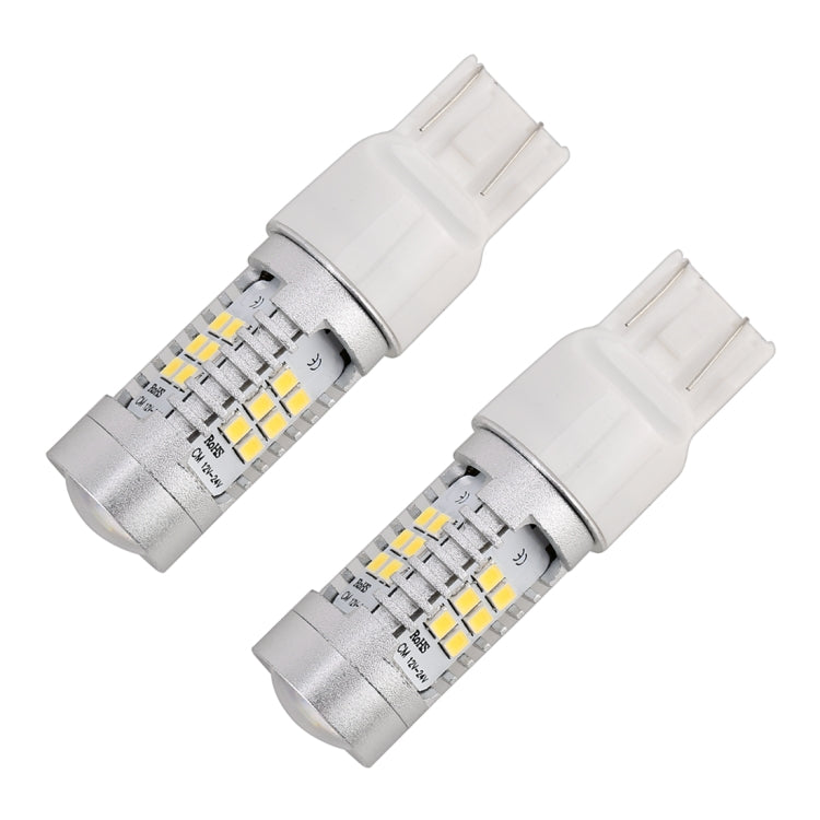 2 PCS 7443-T20-2835 10.5W 780LM 6000K 21 SMD 2835 LEDs Car Brake Light DC 12~24V(White Light) - Brake Lights by PMC Jewellery | Online Shopping South Africa | PMC Jewellery | Buy Now Pay Later Mobicred