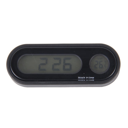 Multi-Function Digital Temperature Thermometer Clock LCD Monitor Battery Meter Detector Display - Clocks & Car Meters by PMC Jewellery | Online Shopping South Africa | PMC Jewellery | Buy Now Pay Later Mobicred