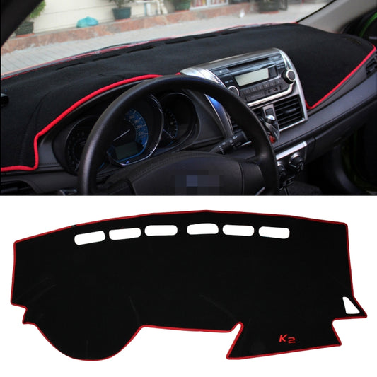 Car Light Instrument Panel Sunscreen Dashboard Mats Cover for Kia K2, Please Note Model and Year(Red) - Sound & Heat Insulation Cotton by PMC Jewellery | Online Shopping South Africa | PMC Jewellery | Buy Now Pay Later Mobicred