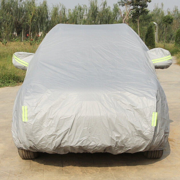 Oxford Cloth Anti-Dust Waterproof Sunproof Flame Retardant Breathable Indoor Outdoor Full Car Cover Sun UV Snow Dust Resistant Protection SUV Car Cover with Warning Strips, Fits Cars up to 4.7m(183 inch) in Length - PE Material by PMC Jewellery | Online Shopping South Africa | PMC Jewellery | Buy Now Pay Later Mobicred