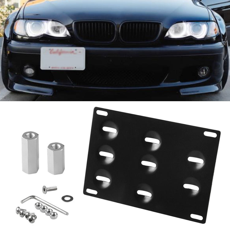 Car Front Bumper Tow Hook License Plate Mounting Bracket Holder for Subaru - License Plate Covers & Frames by PMC Jewellery | Online Shopping South Africa | PMC Jewellery | Buy Now Pay Later Mobicred