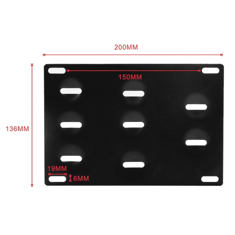 Car Front Bumper Tow Hook License Plate Mounting Bracket Holder for Subaru - License Plate Covers & Frames by PMC Jewellery | Online Shopping South Africa | PMC Jewellery | Buy Now Pay Later Mobicred