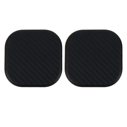 2 PCS Car Vehicle Carbon Fiber Texture Water Cup Pad Mat for Phone / GPS/ MP4/ MP3, Size: 6.5*6.5*0.3cm - Car Anti-Slip Mats by 3R | Online Shopping South Africa | PMC Jewellery | Buy Now Pay Later Mobicred