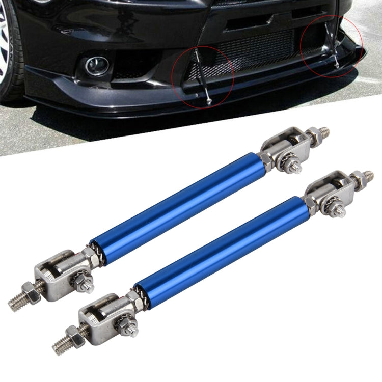 2 PCS Car Modification Large Surrounded By The Rod Telescopic Lever Front and Rear Bars Fixed Front Lip Back Shovel Adjustable Small Rod, Length: 20cm(Blue) - Trunk & Bumper Accessories by PMC Jewellery | Online Shopping South Africa | PMC Jewellery | Buy Now Pay Later Mobicred