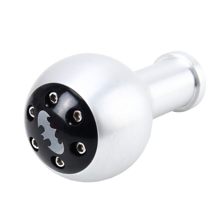 Universal Vehicle Car Bat Pattern Shifter Cover Manual Automatic Aluminum Gear Shift Knob(Silver), Size: 5*9cm - Shift Knob by PMC TechLife | Online Shopping South Africa | PMC TechLife | Buy Now Pay Later Mobicred
