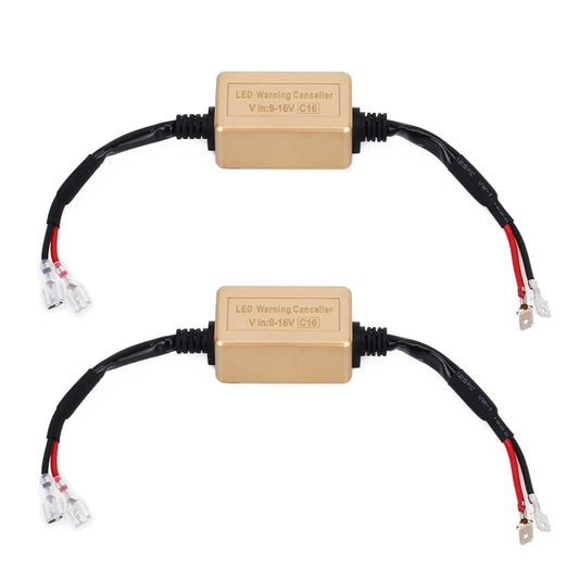 2 PCS H1 H3 LED Headlight Canbus Error Free Computer Warning Canceller Resistor Decoders Anti-Flicker Capacitor Harness - Headlight Ballast by PMC Jewellery | Online Shopping South Africa | PMC Jewellery | Buy Now Pay Later Mobicred