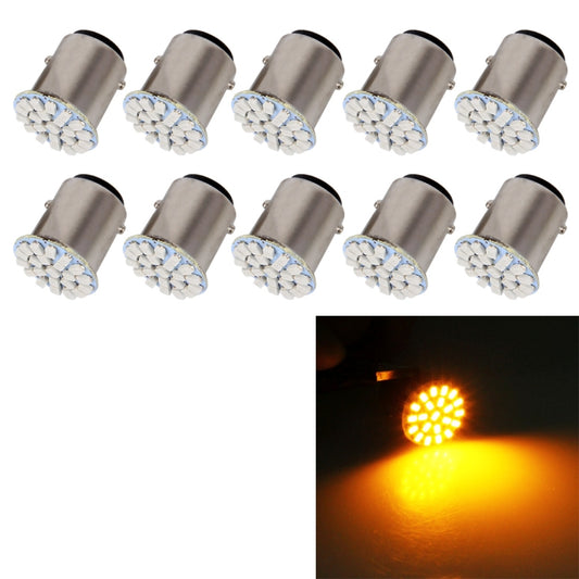 10 PCS Car Auto 1.2W 1157 BAY15D 22-LED Bulbs Brake Light - Arrow Turn Lights by PMC Jewellery | Online Shopping South Africa | PMC Jewellery | Buy Now Pay Later Mobicred