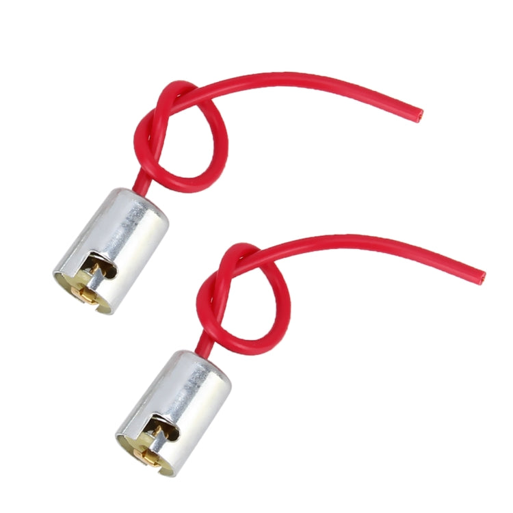 2 PCS BA9S Light Lamp Bulb Holder Base Socket Wire Connector - Others by PMC Jewellery | Online Shopping South Africa | PMC Jewellery | Buy Now Pay Later Mobicred