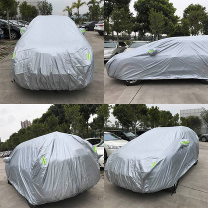 PVC Anti-Dust Sunproof SUV Car Cover with Warning Strips, Fits Cars up to 4.7m(183 inch) in Length - PE Material by PMC Jewellery | Online Shopping South Africa | PMC Jewellery | Buy Now Pay Later Mobicred