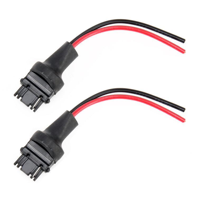 1 Pair T25 / 3156 Bulb Holder Base Male Socket with Wire - Wires by PMC TechLife | Online Shopping South Africa | PMC TechLife | Buy Now Pay Later Mobicred