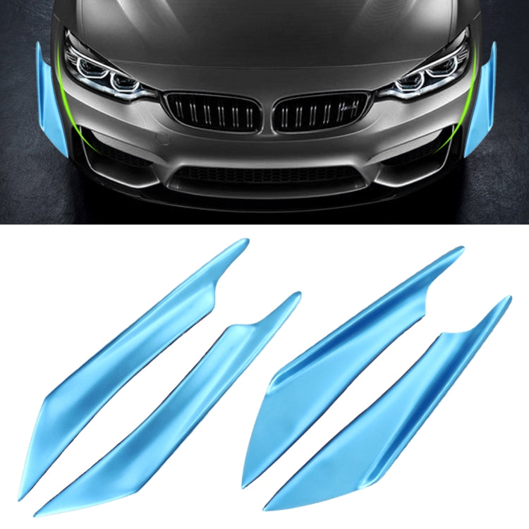 4 PCS Car-Styling Flank Decorative Sticker(Blue) - Decorative Sticker by PMC TechLife | Online Shopping South Africa | PMC TechLife | Buy Now Pay Later Mobicred