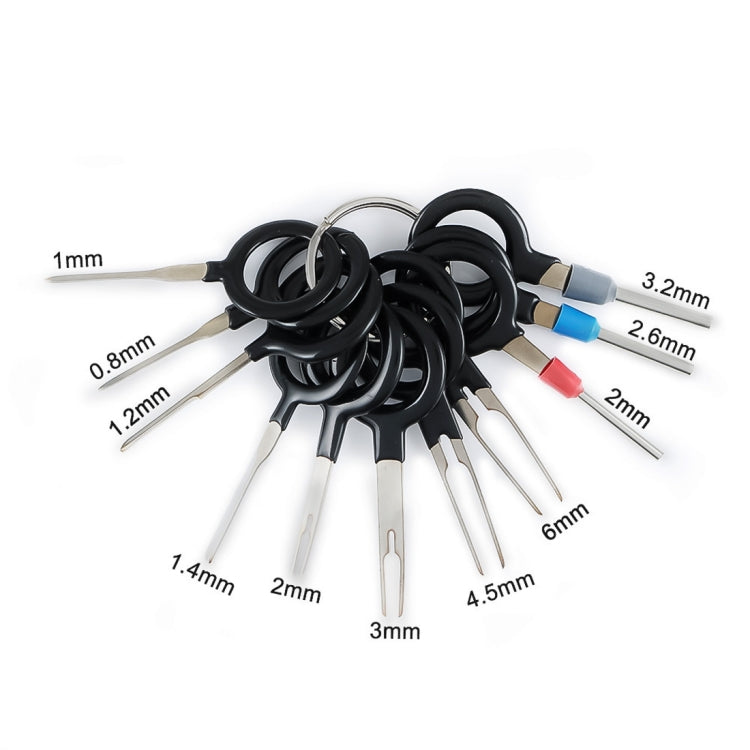 11 PCS Auto Car Plug Circuit Board Wire Harness Terminal Extraction Pick Connector Crimp Pin Back Needle Remove Tool - Booster Cable & Clip by PMC TechLife | Online Shopping South Africa | PMC TechLife | Buy Now Pay Later Mobicred