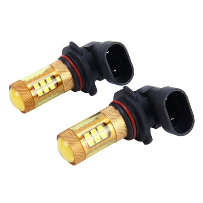 2 PCS 9005 10W 1000 LM Car Fog Lights with 28 SMD-3030 LED Lamps, DC 12V(Gold Light) - Fog / Driving Lights by PMC Jewellery | Online Shopping South Africa | PMC Jewellery | Buy Now Pay Later Mobicred