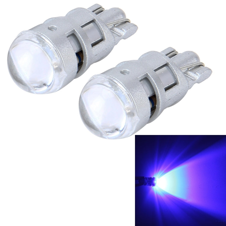 10 PCS T10 1W 50LM Car Clearance Light with SMD-3030 Lamp, DC 12V(Blue Light) - Clearance Lights by PMC Jewellery | Online Shopping South Africa | PMC Jewellery | Buy Now Pay Later Mobicred