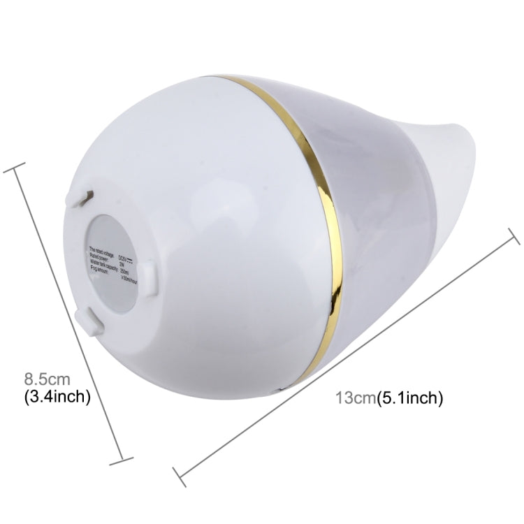 Ultrasound USB Changing Air Humidifier Purifier 7 LED Color Light Aroma Atomizer - Air Purifier by PMC TechLife | Online Shopping South Africa | PMC TechLife | Buy Now Pay Later Mobicred