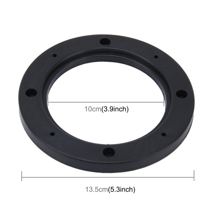 2 PCS 4 inch Car Auto ABS Loudspeaker Base Protection Hollow Cover Holder Mat, Inner Diameter: 10cm - Car Amplifiers by PMC Jewellery | Online Shopping South Africa | PMC Jewellery