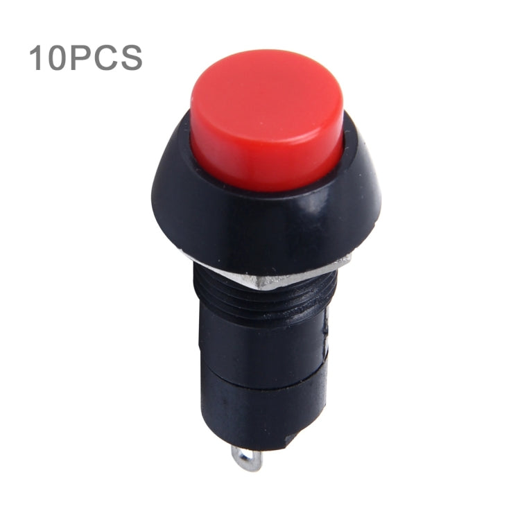 10 PCS Car Auto Universal DIY 2 Pin Round Cap OFF- ON Push Button - Car Switches by PMC TechLife | Online Shopping South Africa | PMC TechLife | Buy Now Pay Later Mobicred
