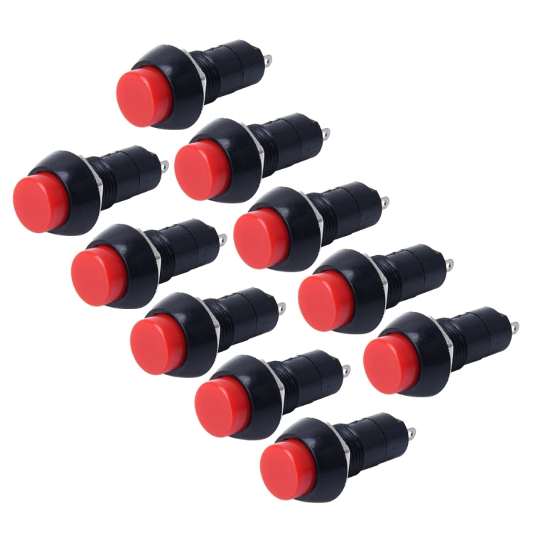 10 PCS Car Auto Universal DIY 2 Pin Round Cap OFF- ON Push Button - Car Switches by PMC TechLife | Online Shopping South Africa | PMC TechLife | Buy Now Pay Later Mobicred