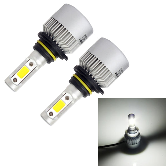 S2 2PCS 9006 36W 4000LM 6500K 2 COB LED Waterproof IP67 Car Headlight Lamps, DC 9-32V(White Light) - LED Headlamps by PMC Jewellery | Online Shopping South Africa | PMC Jewellery | Buy Now Pay Later Mobicred